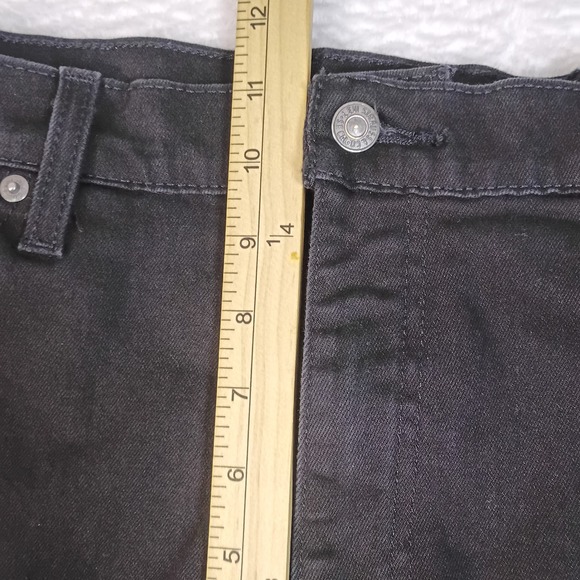 Levis 511 Slim Fit Jeans Mens 38x30 Black Denim Pants Stretch - Picture 5 of 16